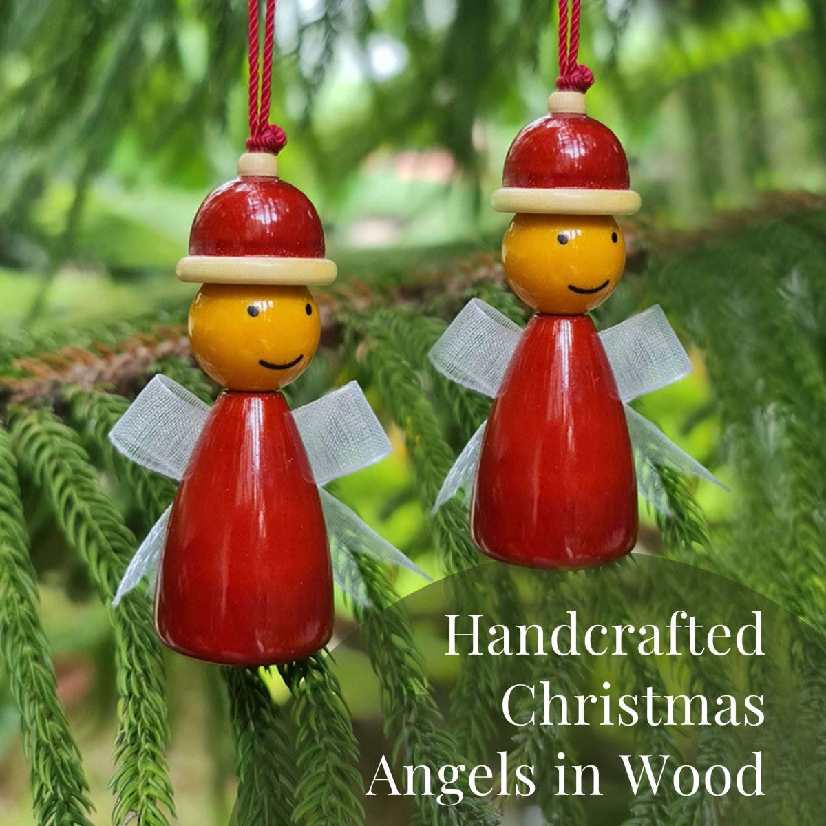 Christmas Tree Ornaments – Santa’s Elves | Set of 2