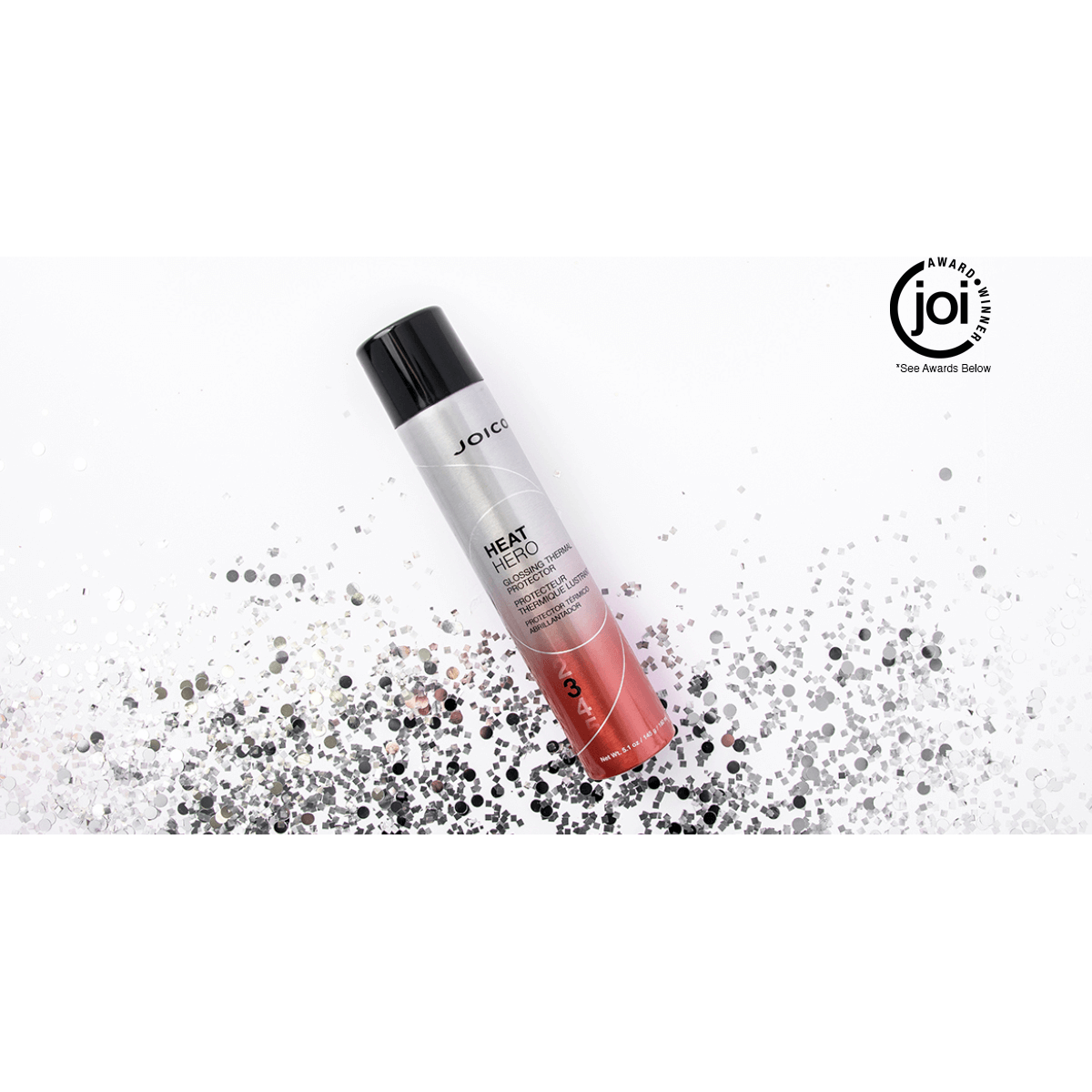 Joico Heat Hero Glossing Thermal Protector, 5.2 oz