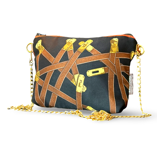 Très Kelly Vintage Scarf Crossbody Bag