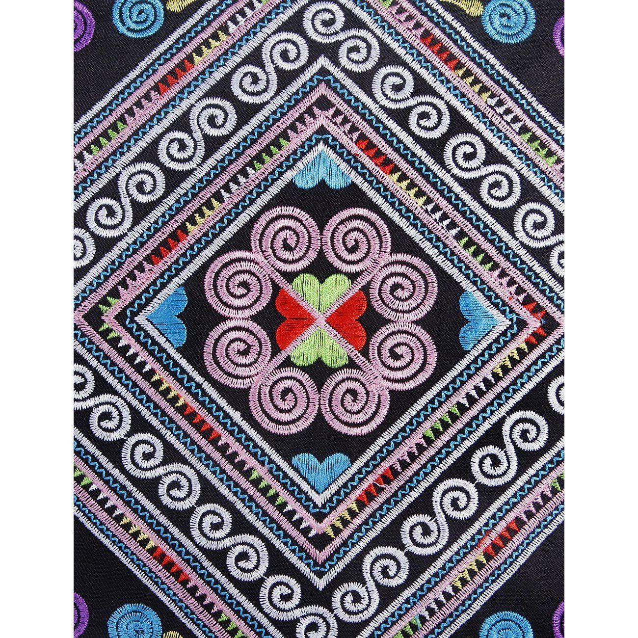 Hmong Diamond Embroidered Pillow Cover - Thailand