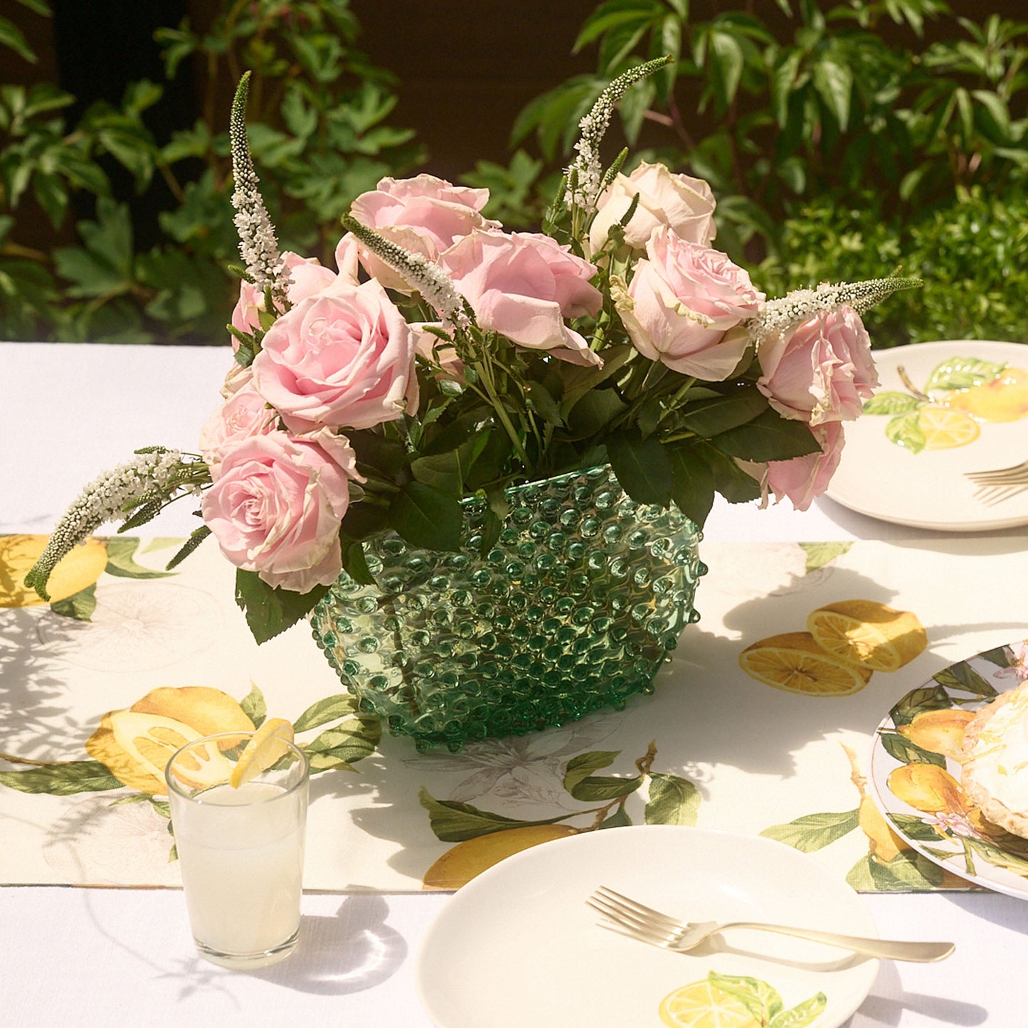 Hobnail Vase - Optic - Capri Sea