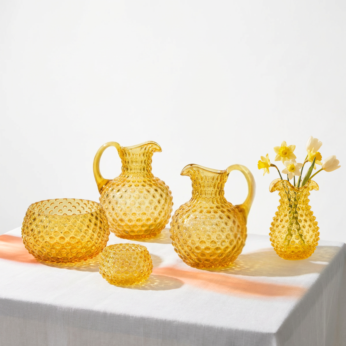 Hobnail Bowl - Small - Limoncello Yellow