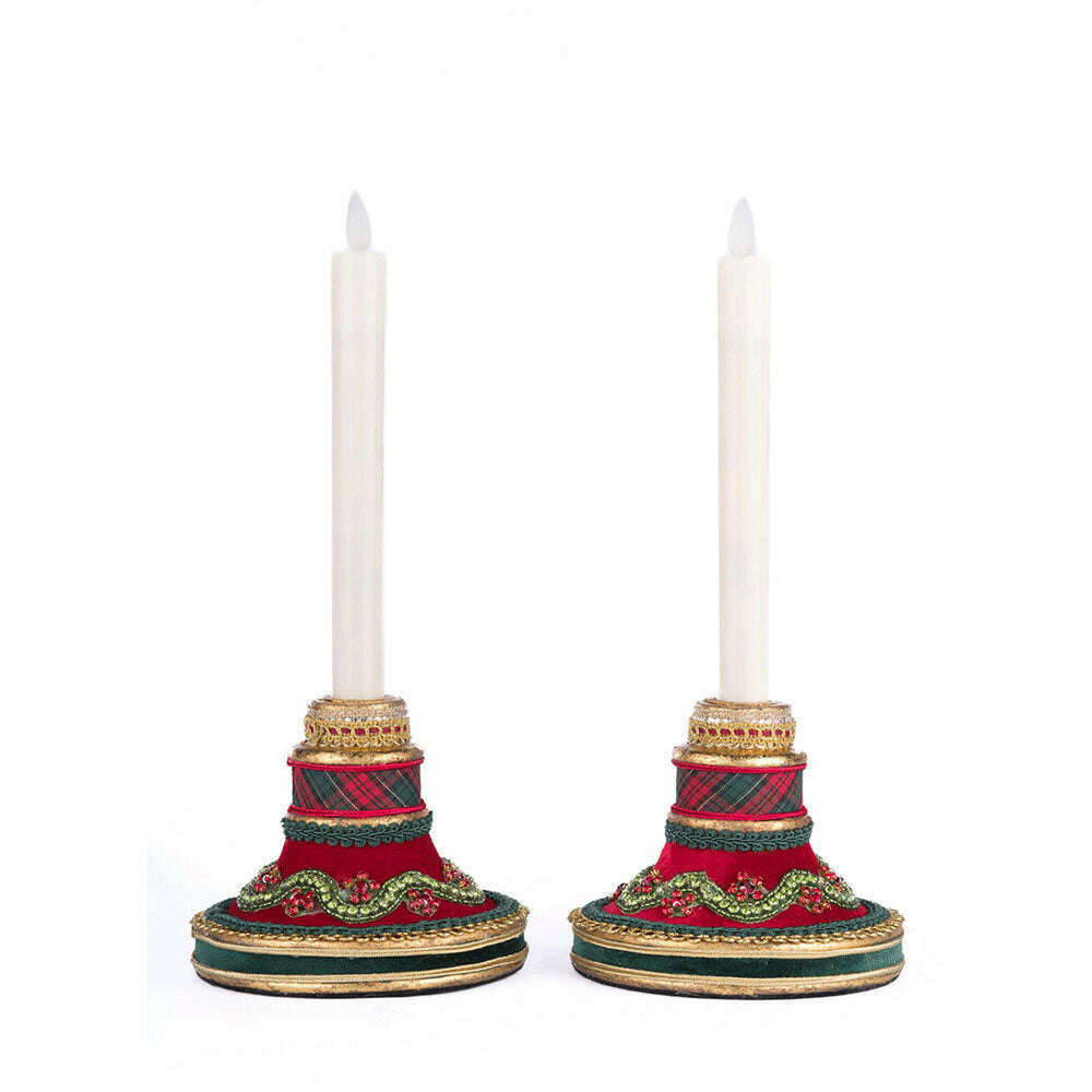 Holiday Magic Candle Sticks Set Of 2 by Katherine's Collection