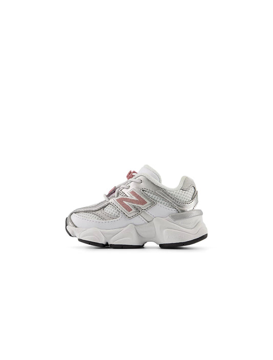 New Balance (TD) 9060 Bungee Shoes  - White/Rosewood
