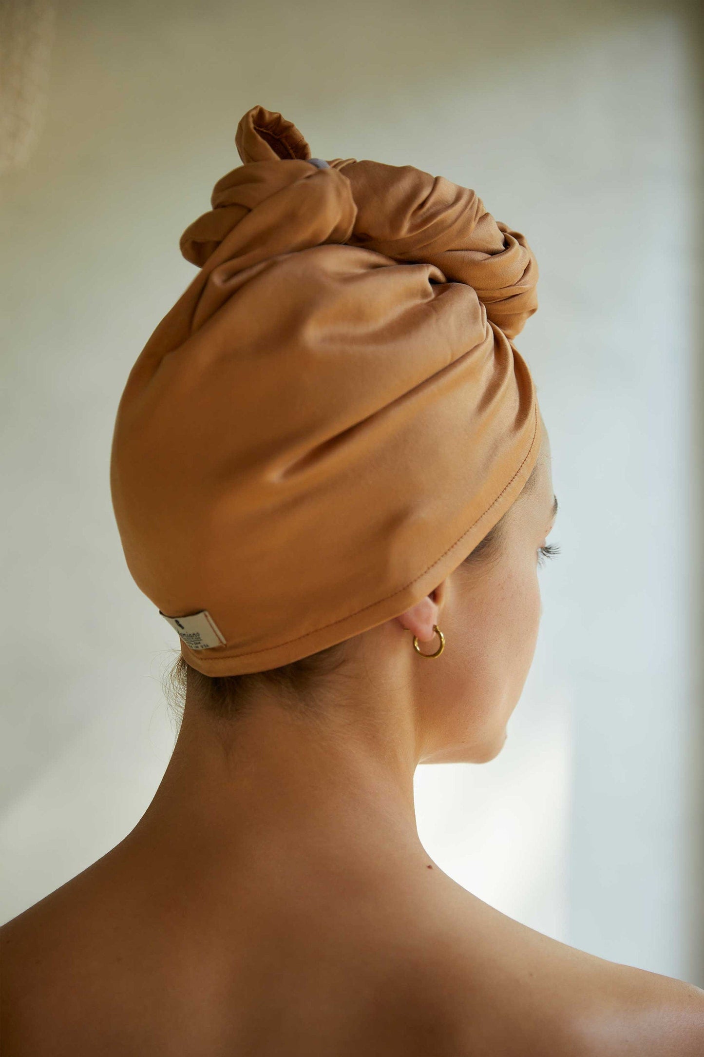 Reversible Silk Hair Wrap For Shower Or Sleep