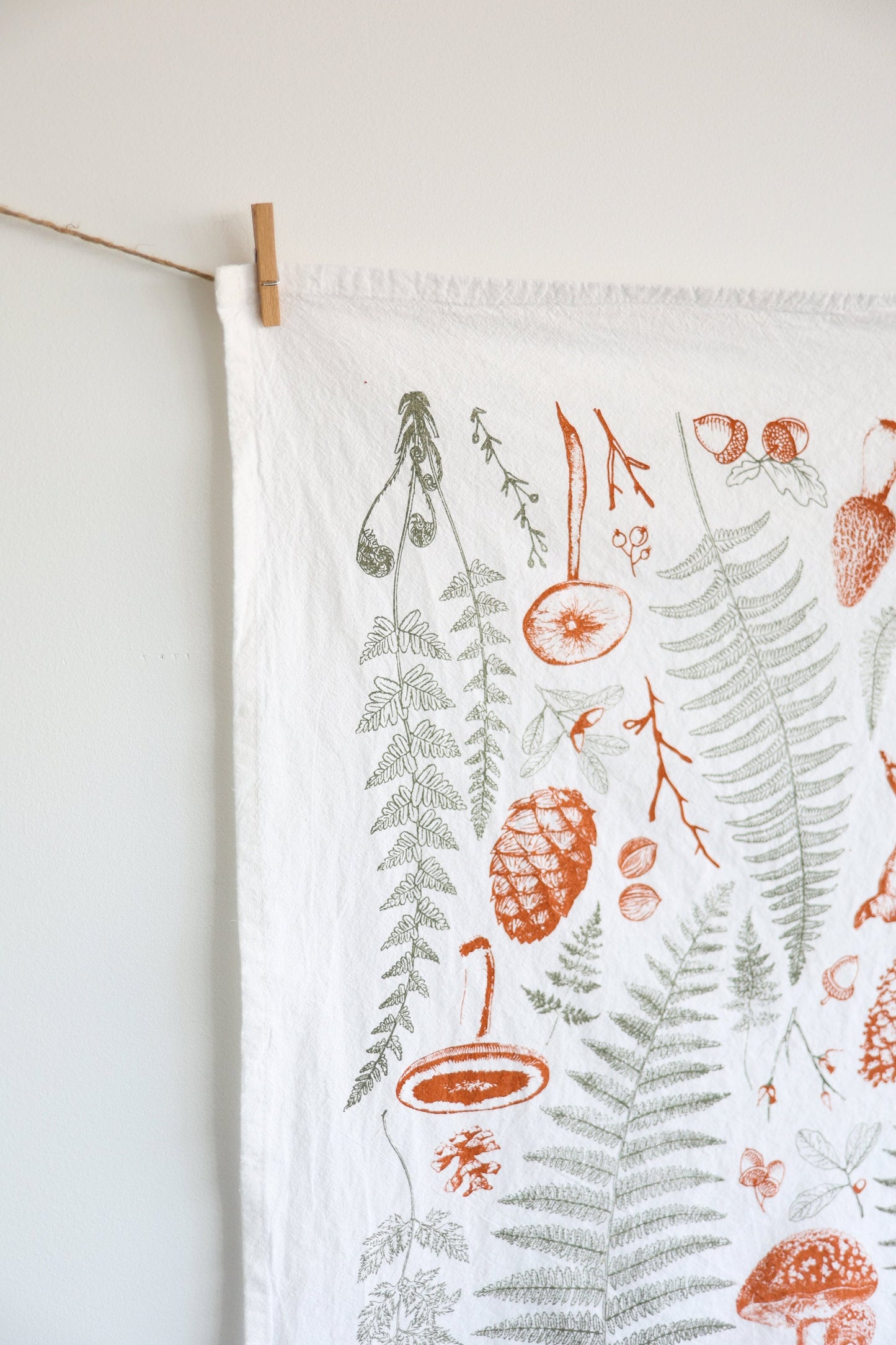 Forest Floor Tea Towel