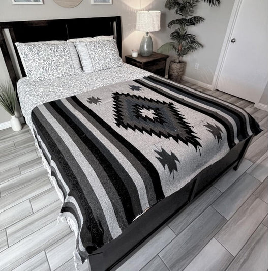 Midnight Mexican Diamond Yoga Blanket