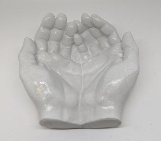 Concrete hands catch all
