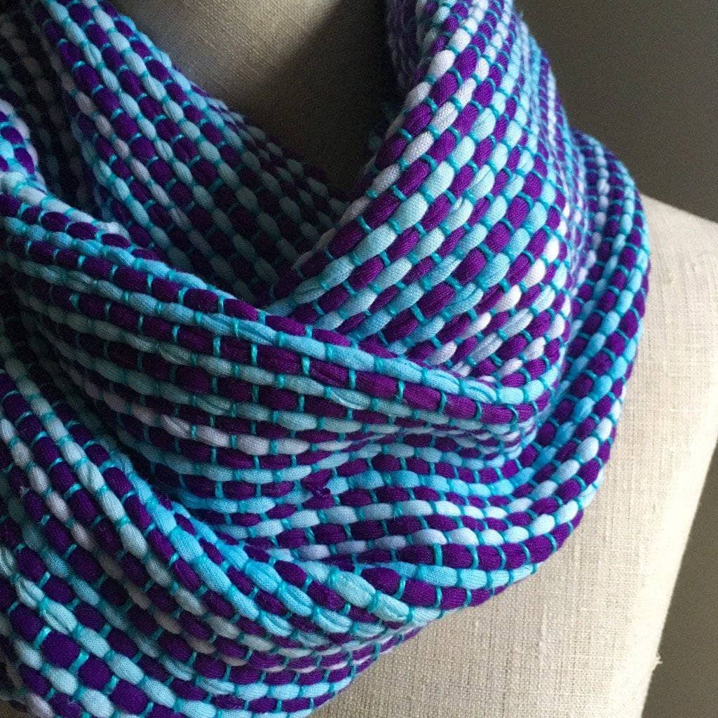 UV Stripes T-Shirt Scarf Weaving Pattern