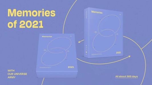 BTS - Memories Of 2021 DVD Blu-Ray Digital Code