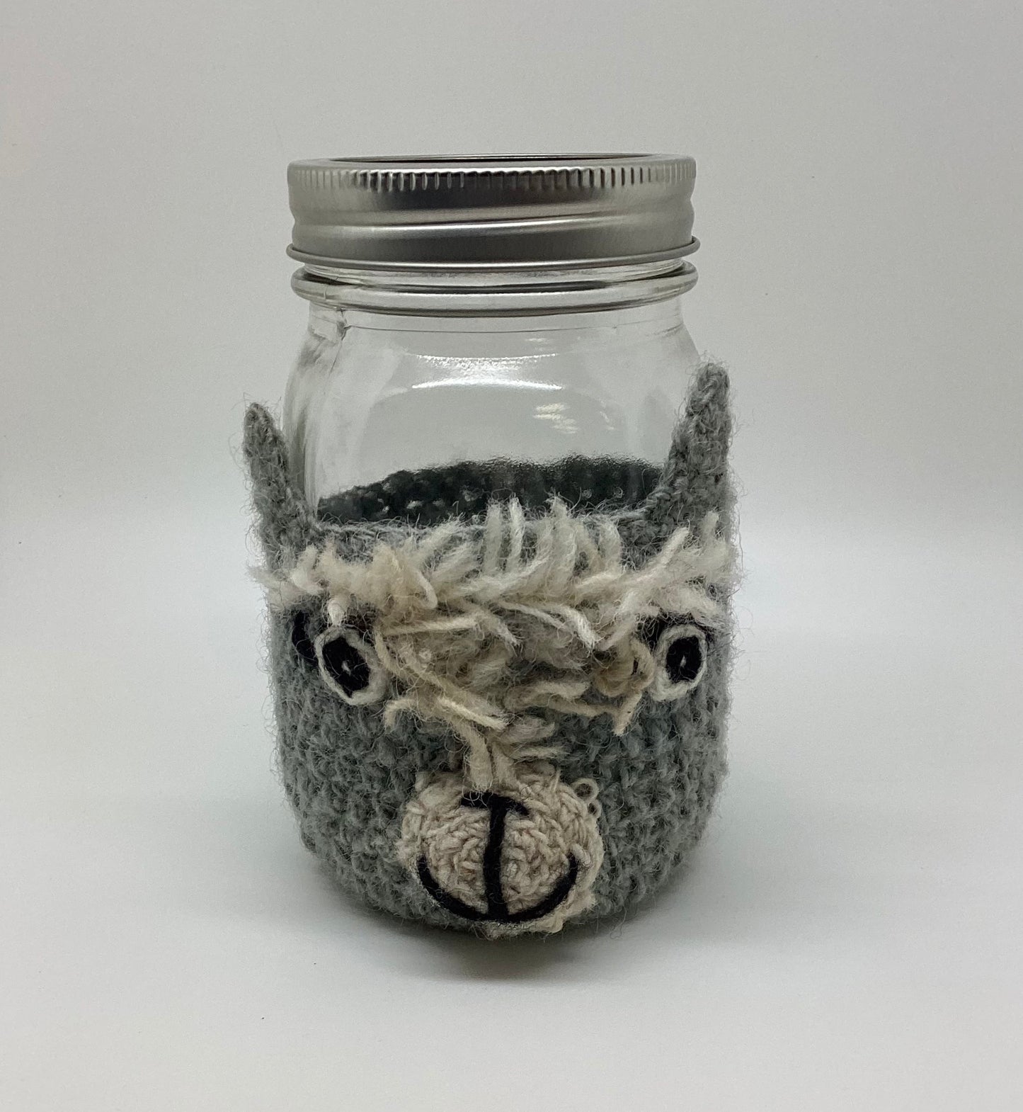 Crochet Llama Cup Koozie
