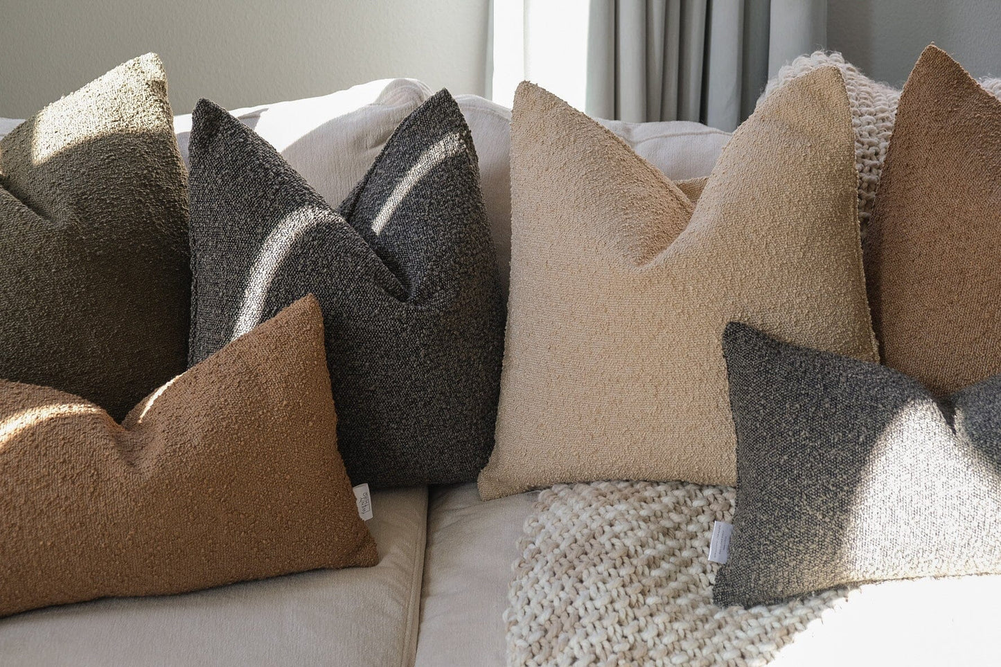 Boucle Pillow: Oat