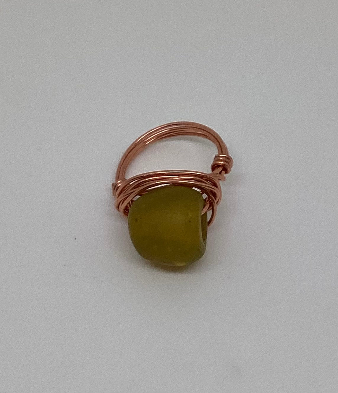 Copper wrapped rings