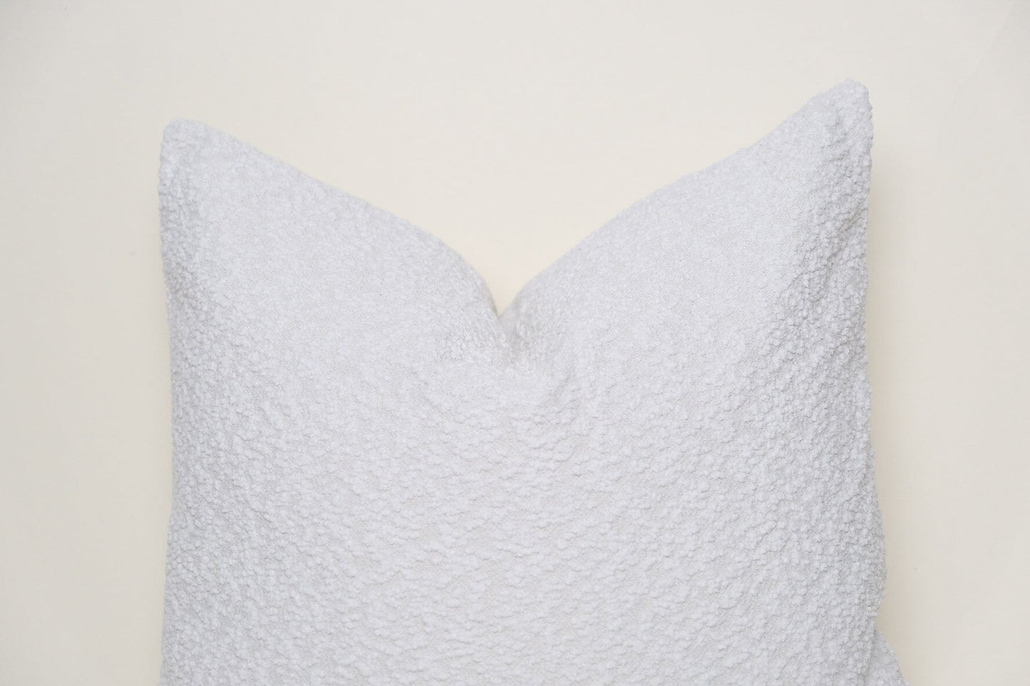 Boucle Pillow: Snow