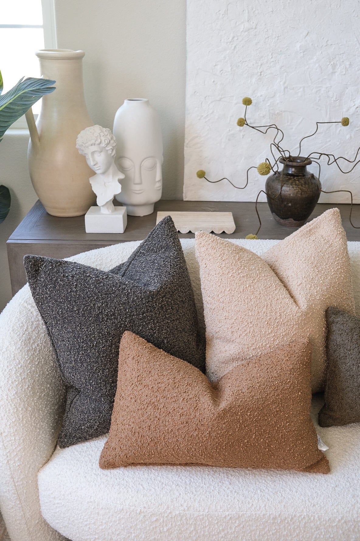 Boucle Pillow: Oat
