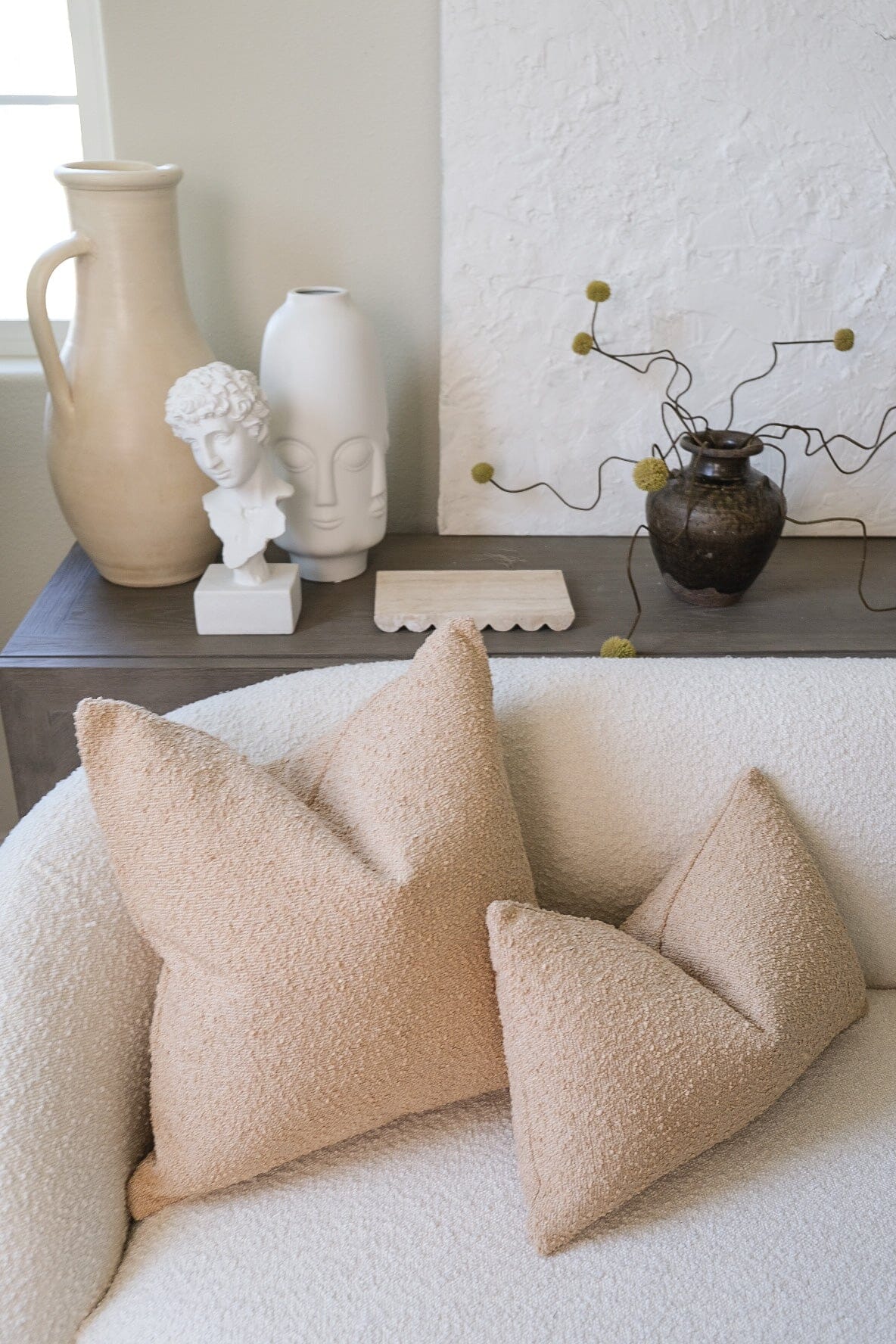 Boucle Pillow: Oat
