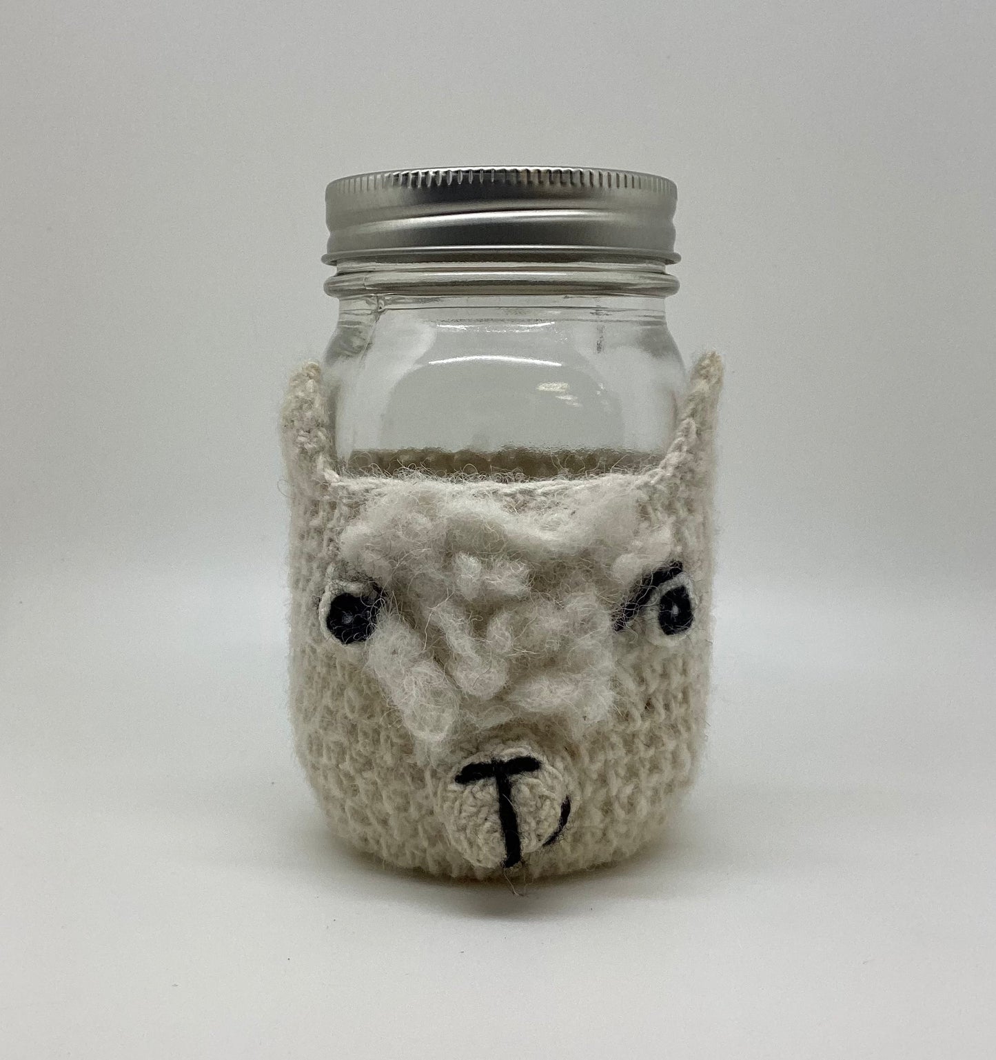 Crochet Llama Cup Koozie