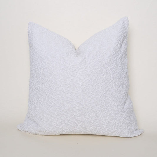 Boucle Pillow: Snow