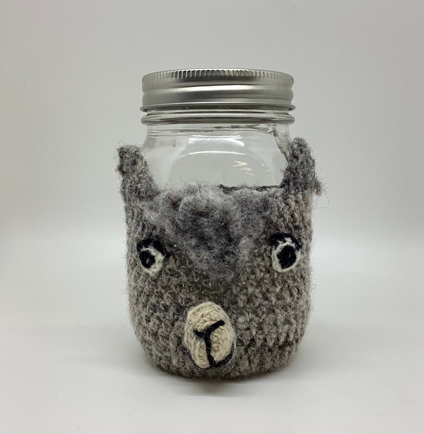 Crochet Llama Cup Koozie