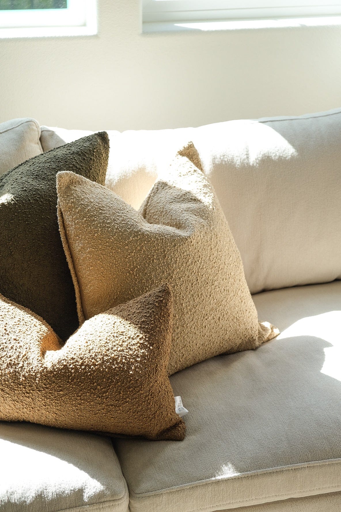 Boucle Pillow: Oat