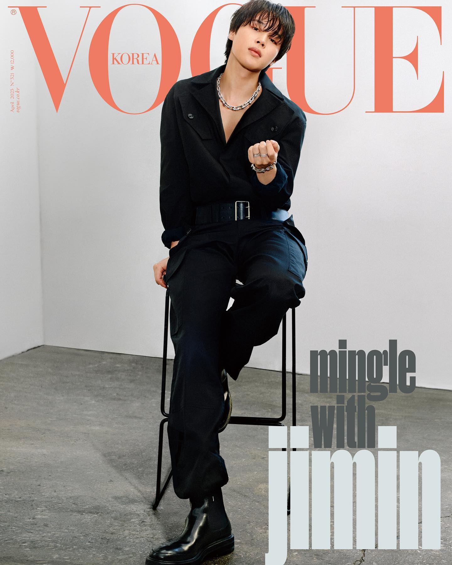 BTS Jimin On Vogue Korea Magazine (April 2023 Issue)