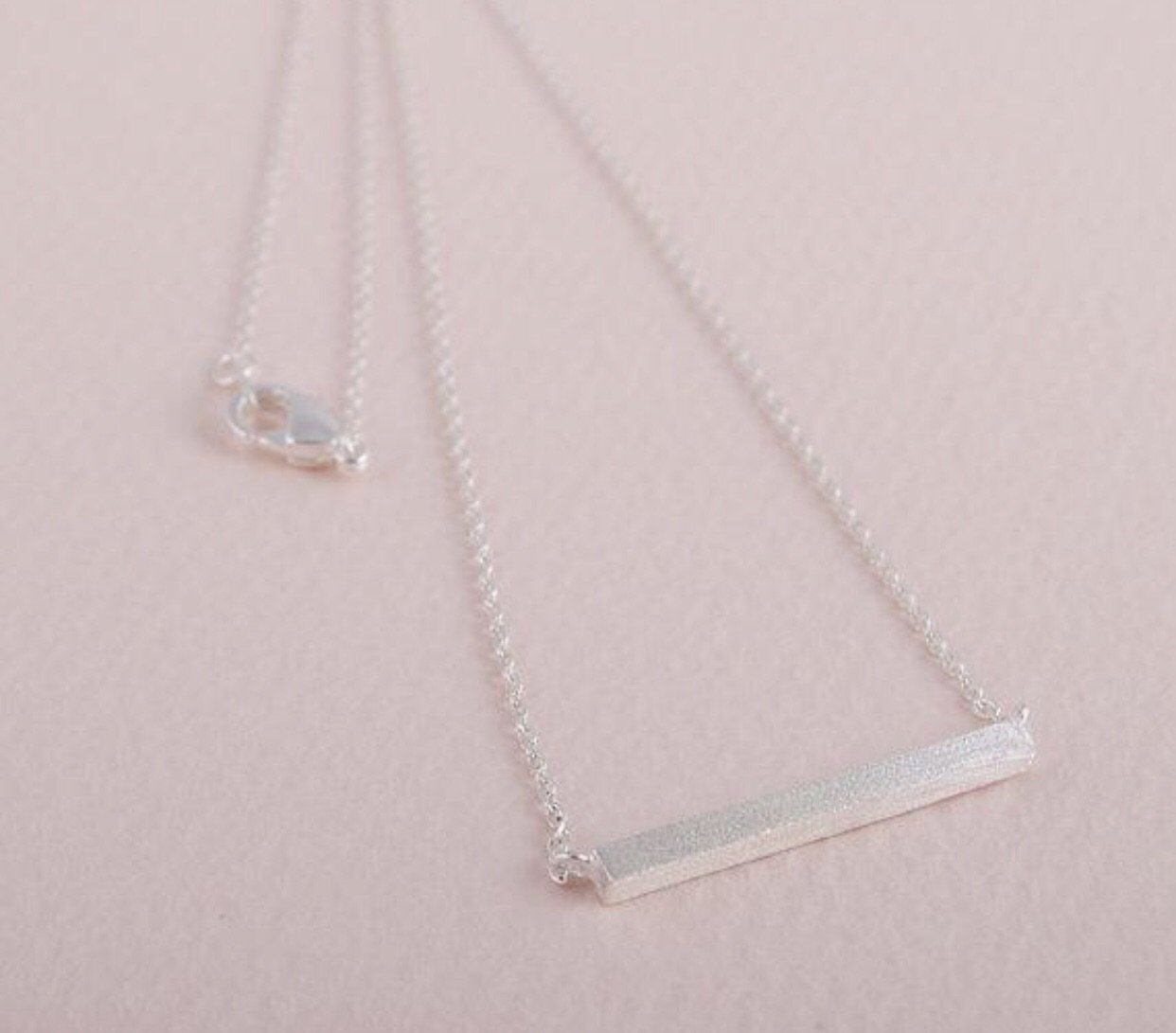 Latitude Bar Pendant Necklace