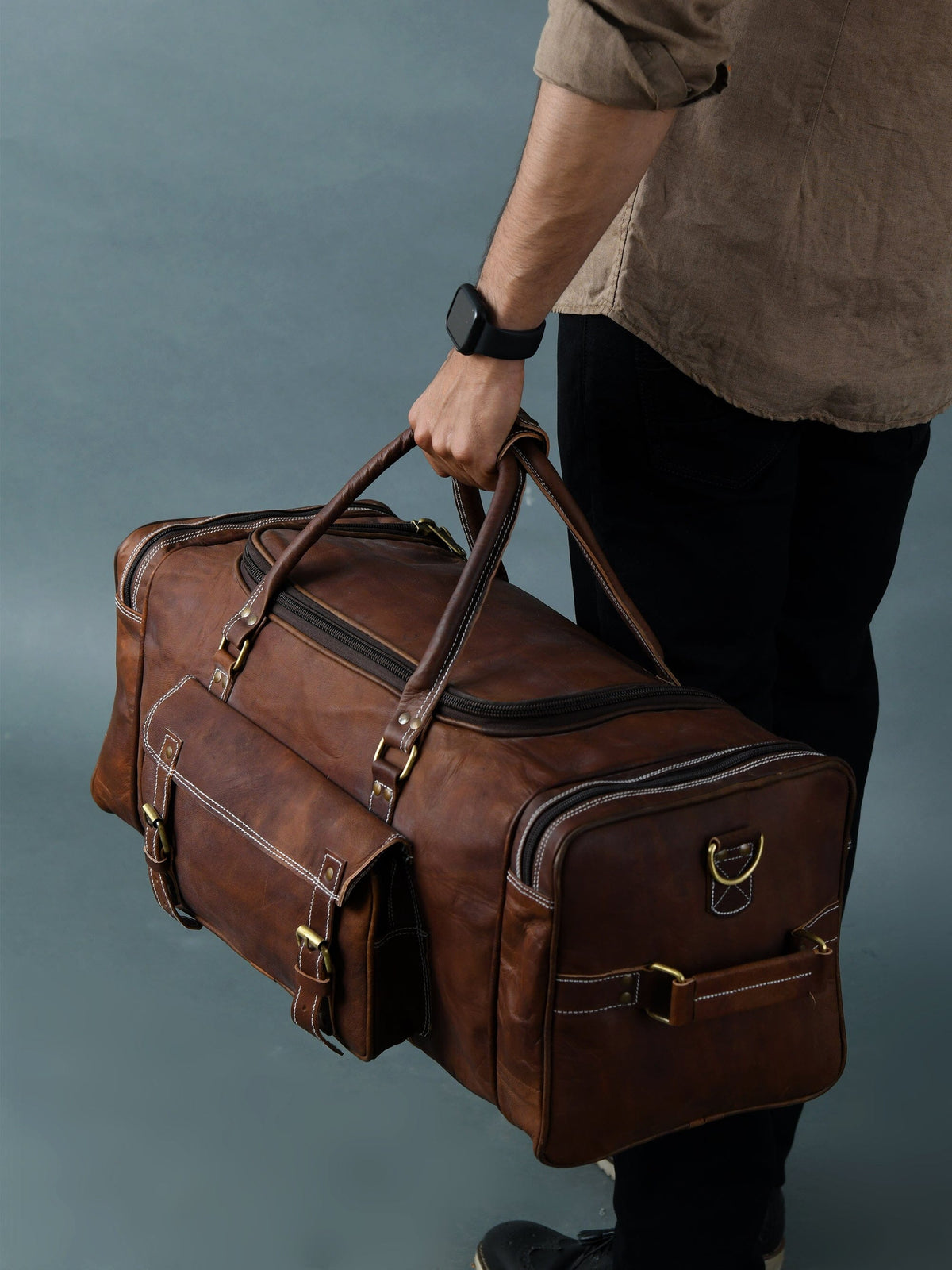 Traveler Weekender Duffle Bag + FREE Toiletry Bag (ZIPIFY) - Osadia Concept Store