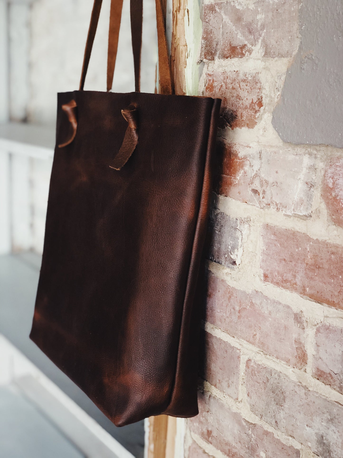 The Knotty Brown Tote