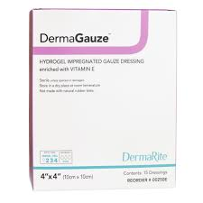 Dermagauze™ DS Sterile Impregnated Dressing – 4" x 4" (Latex-Free)