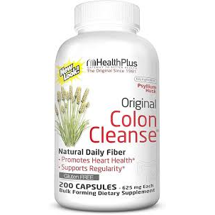 HealthPlus® Colon Cleanse – 625 mg Psyllium Husk (200 Capsules)