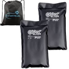 ColPaC® Original Blue/Black Gel Cold Pack – Half Size (6.5" x 11")