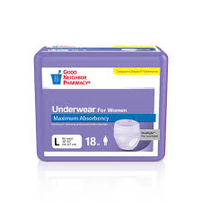 GNP Protective Underwear, Women's Large, 4 x 18 Count Case