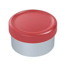 ALUMINUM FLIP-OFF SEALS, 13MM, BLANK TOP, RED, 1000 COUNT.