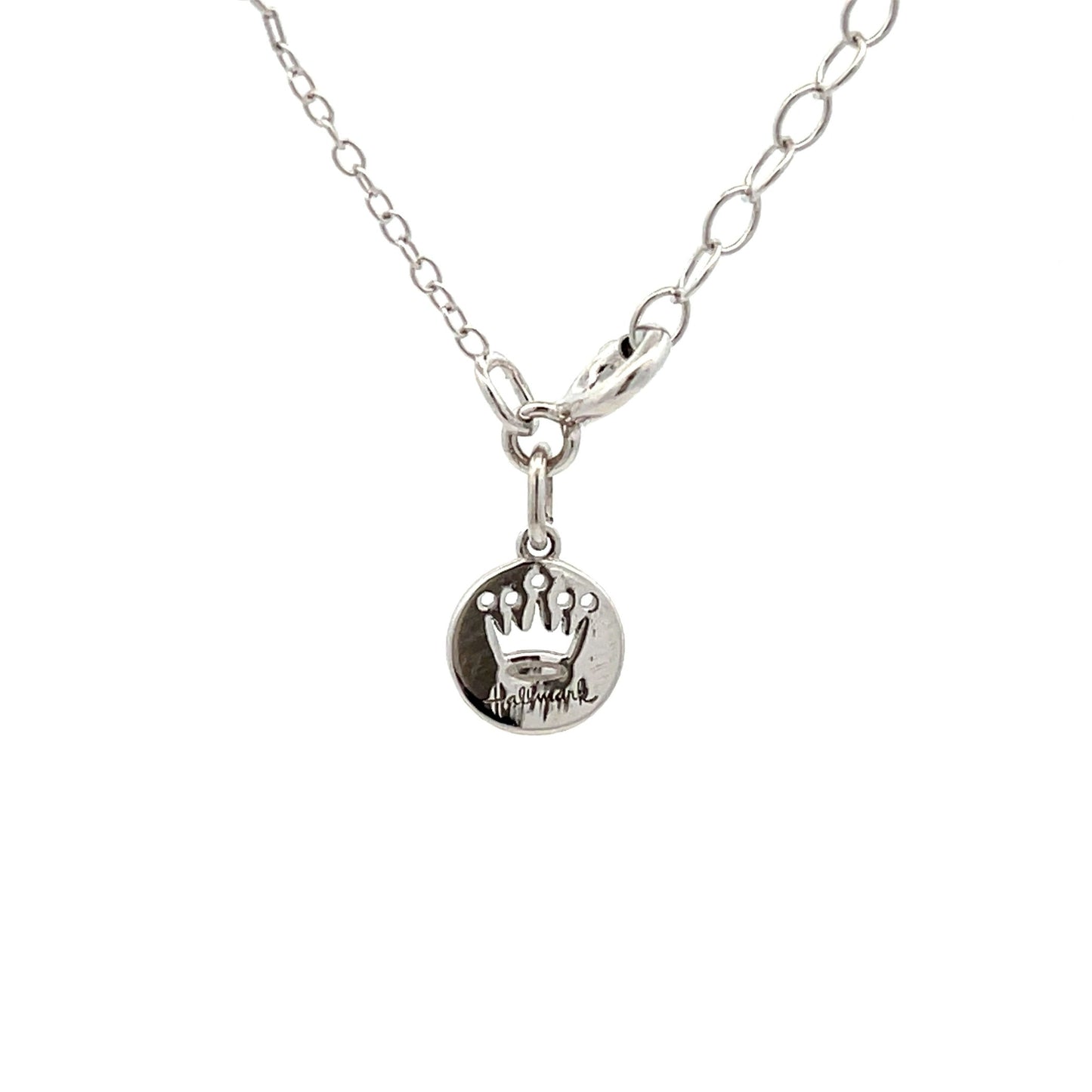 .08ct Black Diamond Animal Pendant Sterling Silver
