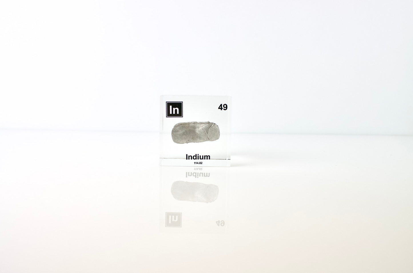 Indium Element Cube