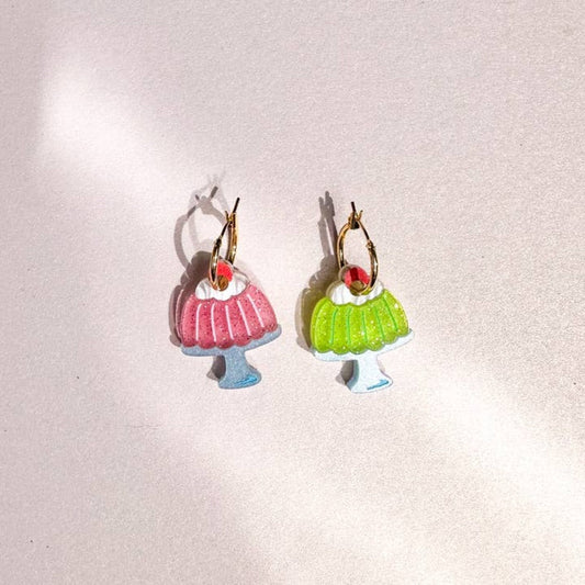 Jello Pudding Acrylic Earrings