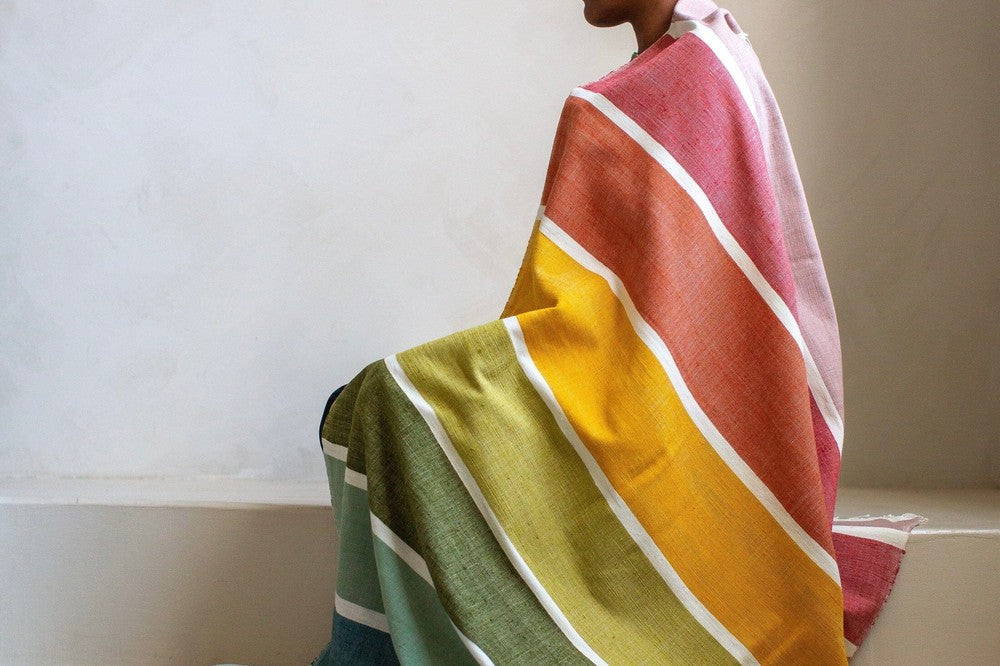Kalam Handwoven Ethiopian Cotton Beach Towel