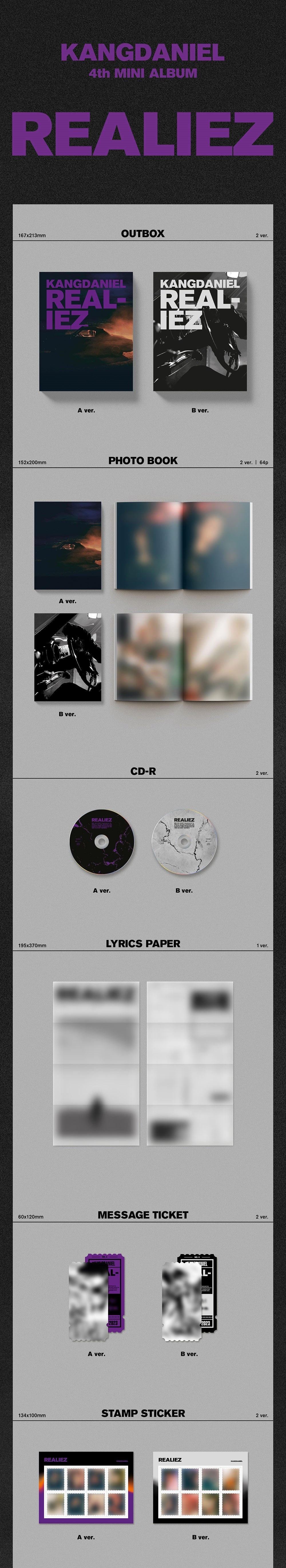 Kang Daniel 4th Mini Album - Realiez