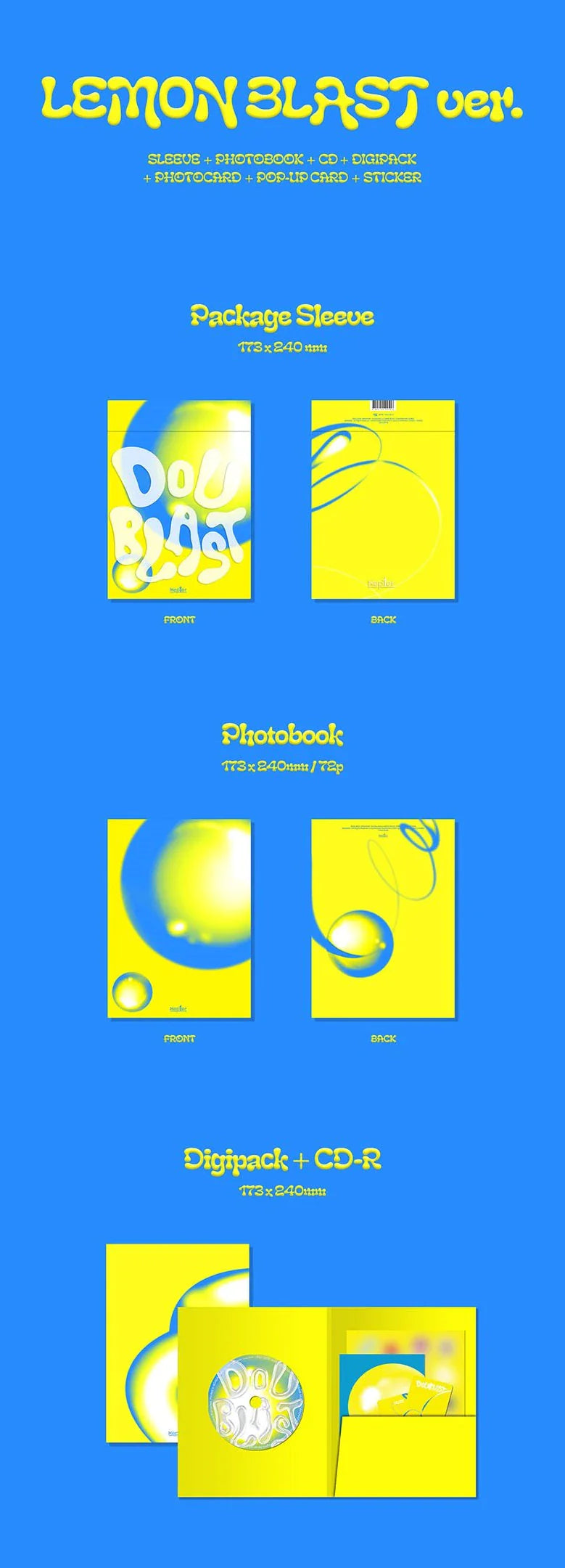 Kep1er 2nd Mini Album -Doublast