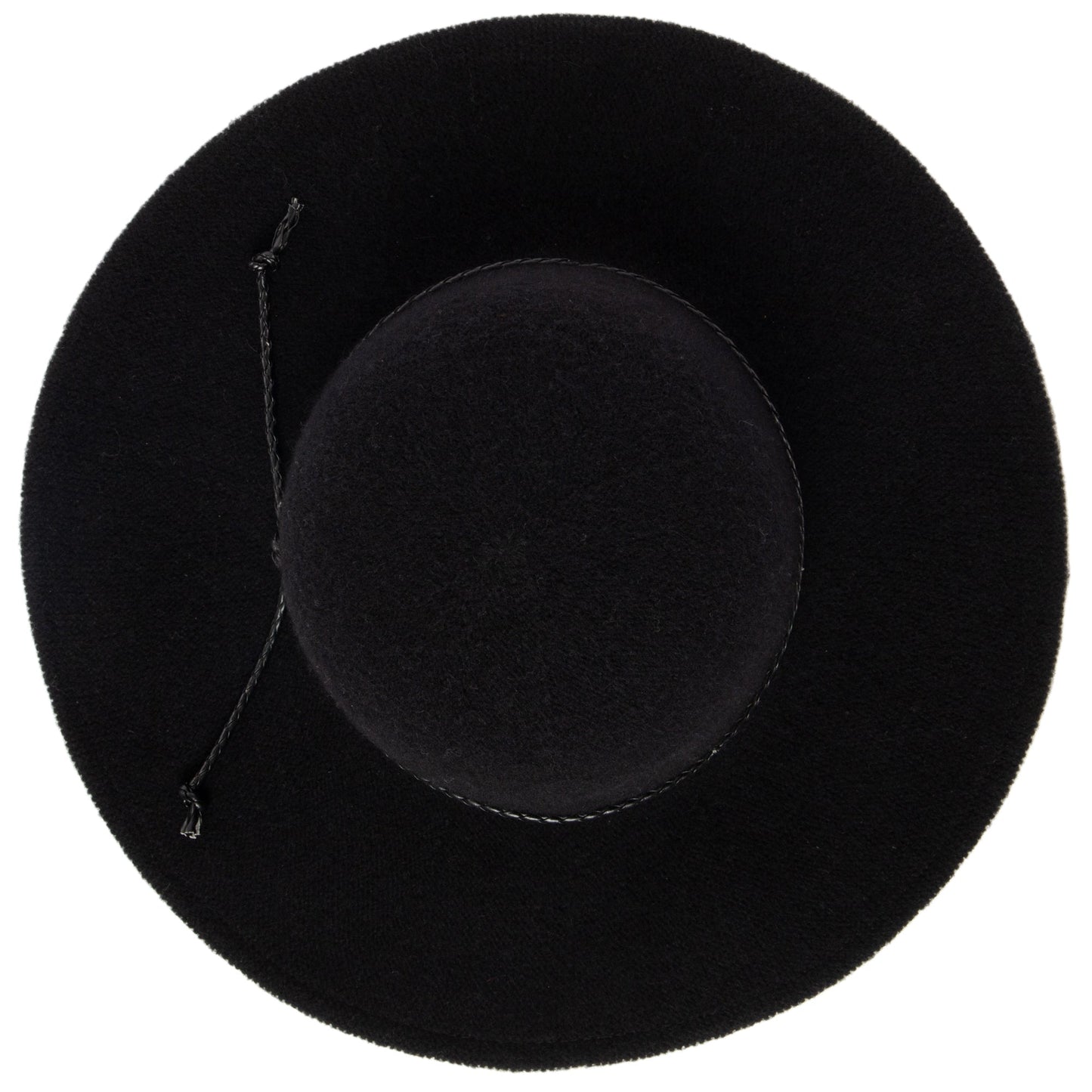 Women's Knit Floppy w/ Faux Leather Knot Trim