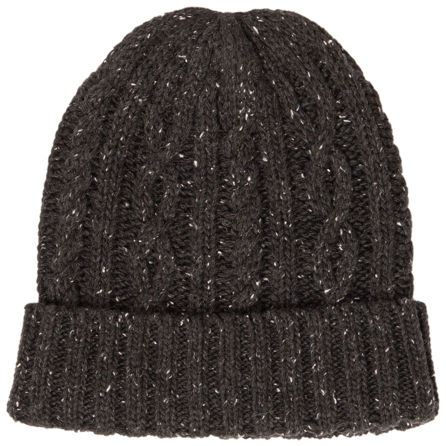 Men's Wool Blend Cable Knit Cuffed Beanie