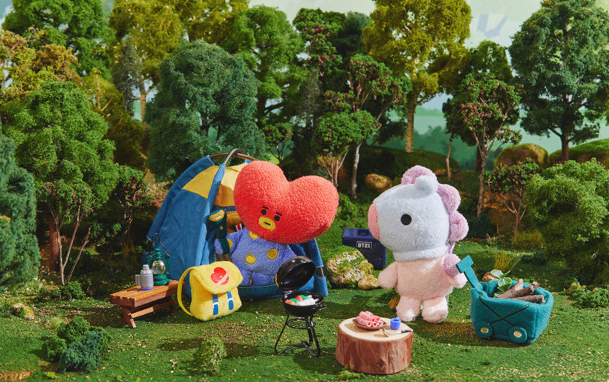 BTS x BT21 Official Green Planet Bag Charm Doll - Osadia Concept Store