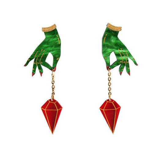Witch Pendulum Halloween Earrings by Laliblue | PRE-ORDER SHIPS IN 2-3 WEEKS