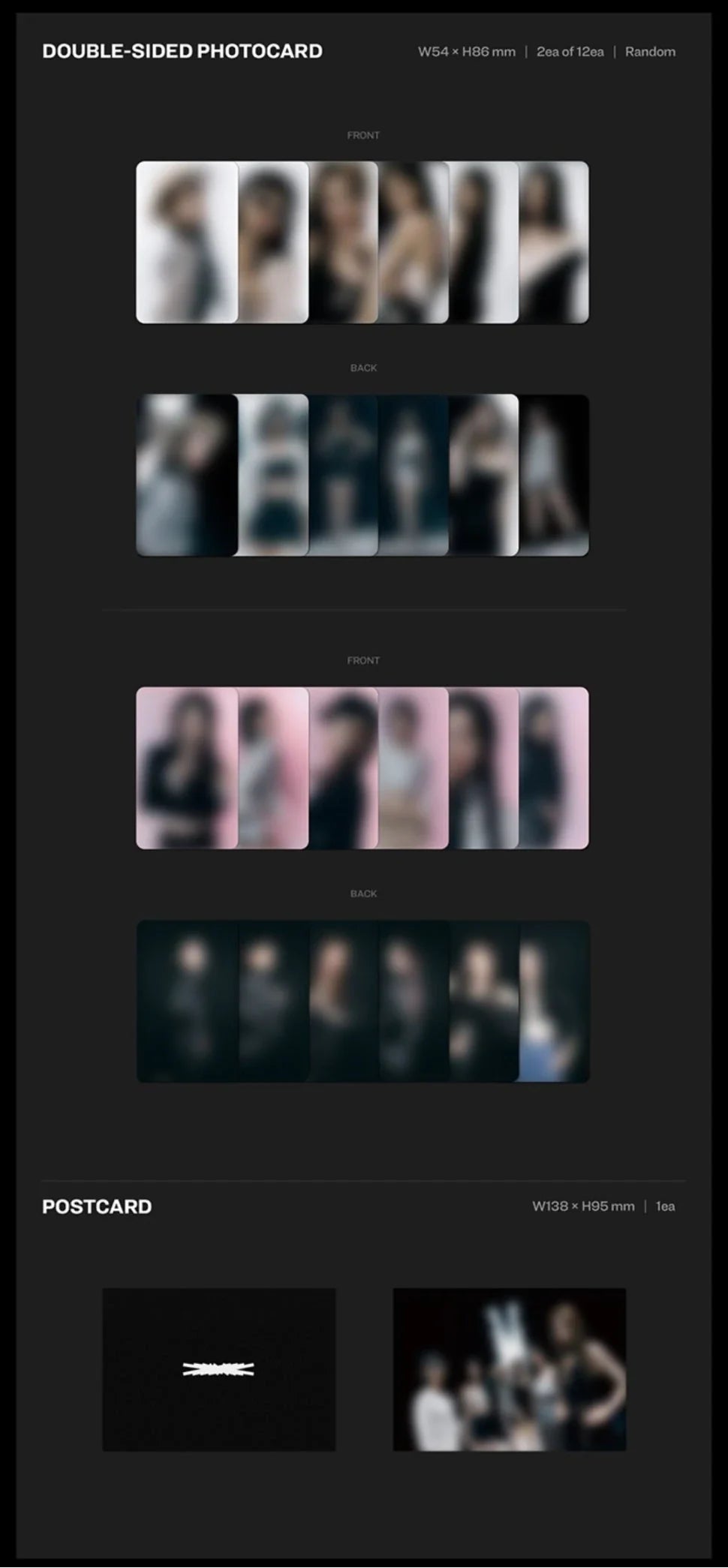 LE SSERAFIM 1st Mini Album - Fearless - Osadia Concept Store