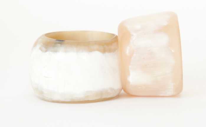 Reclaimed Horn Napkin Rings