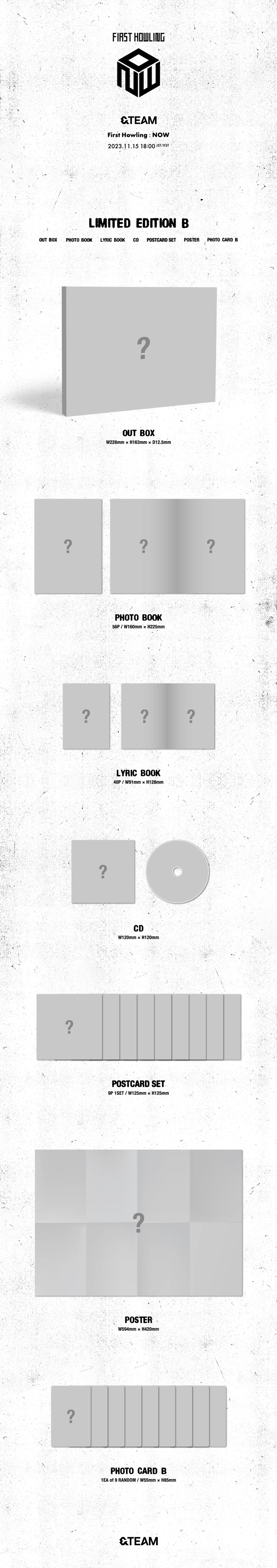 &TEAM 1st Japan Album  - First Howling: Now