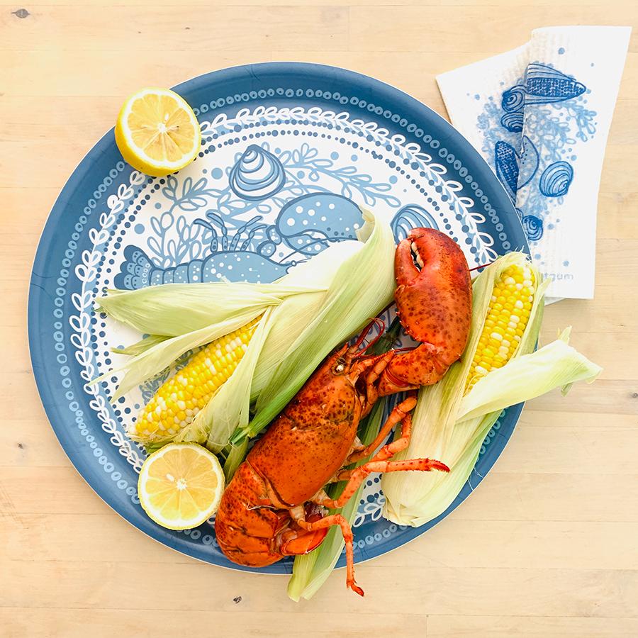 Lobster Tray, 15" round | Certified sustainable production