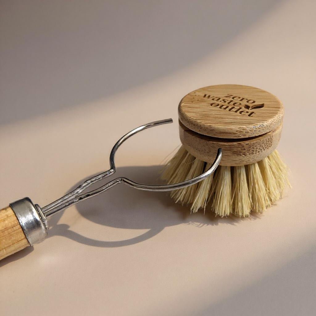 Long Handle Pot Brush With Replaceable Head - Osadia Concept Store