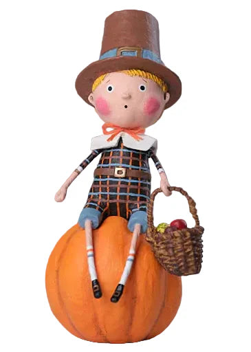 Thankful Thad Lori Mitchell Thanksgiving Figure *NEW FOR 2026* SHIPS JUNE