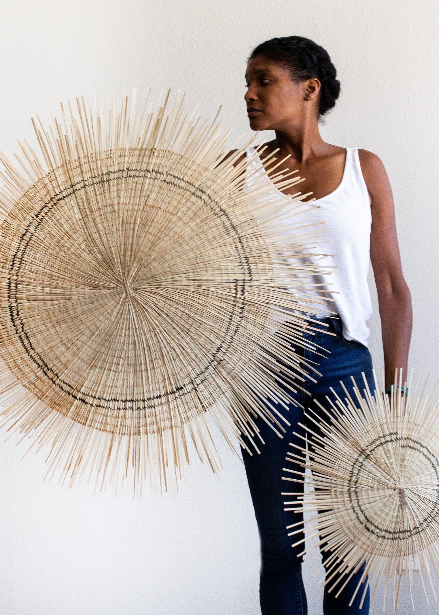 M'Mawa Woven Wall Basket Art